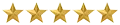 Five stars icon